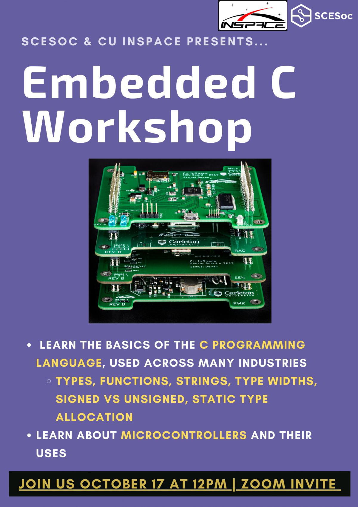 Embedded C Programming Workshop – SCESoc